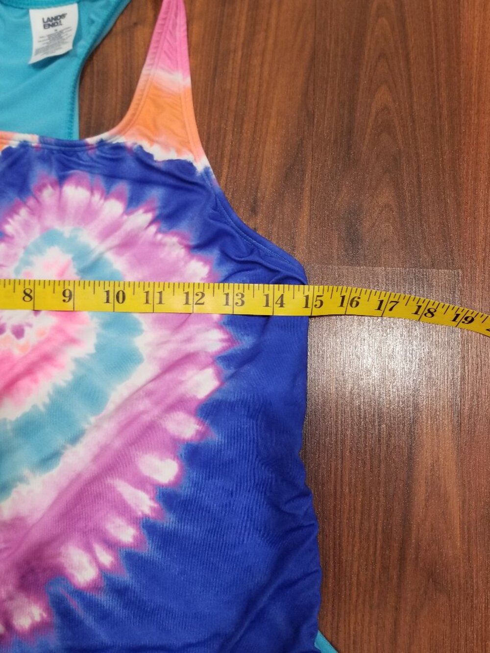 Girls' Lands' End Two-Piece Tankini Set, Size 16, VGUC-EUC - Picture 5 of 14